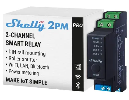 Relais 2 x 16 A (2 PRO PM) SHELLY